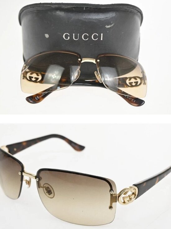 GUCCI GG Sunglasses GG 2804/F/S/ Eye Were Plastic Metal Black Brown main image 13